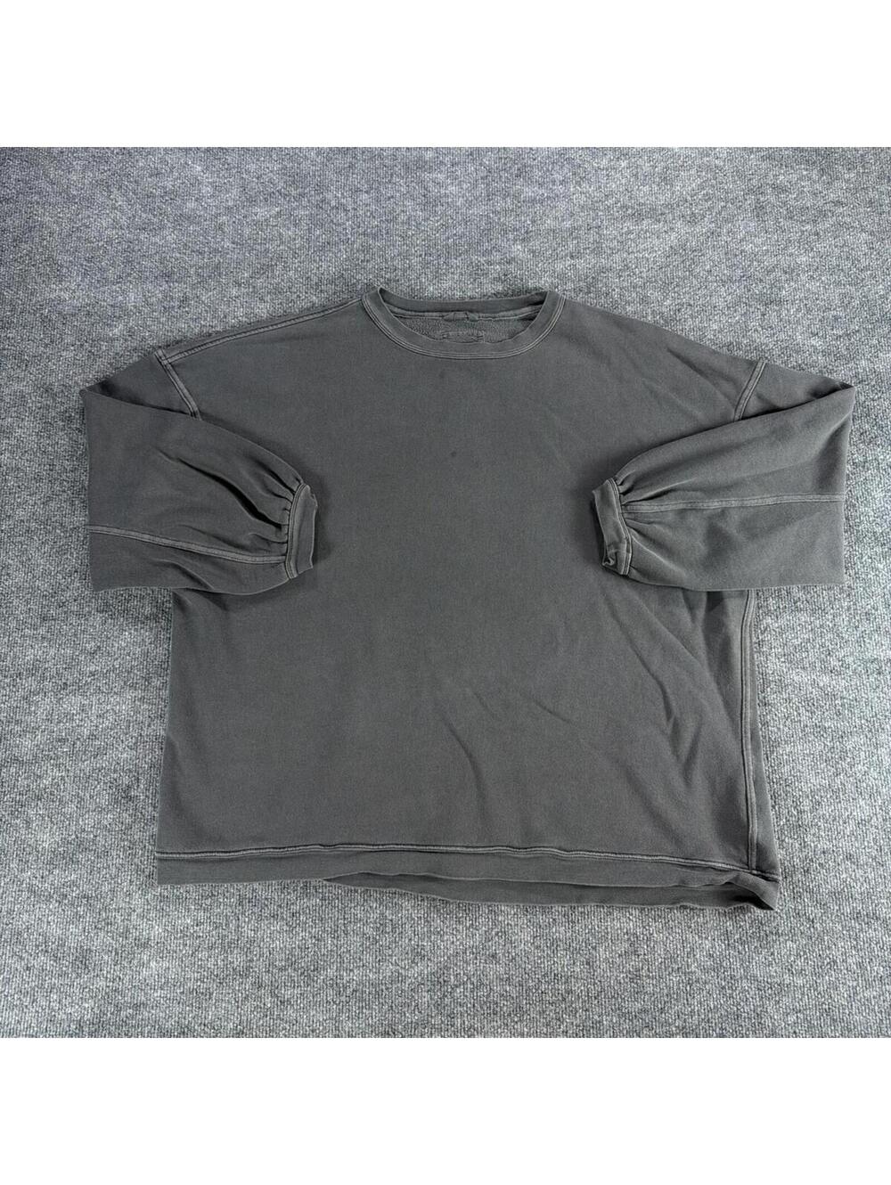 Aerie Gray Long‎ Sleeve Crewneck Sweatshirt XL - Baggy, Oversized, Activewear
